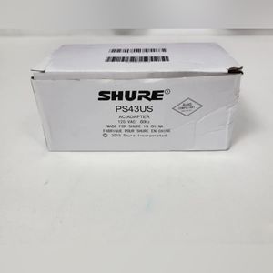 Shure PS43US 15 V In-Line Power Supply for Wireless Microphone Receivers